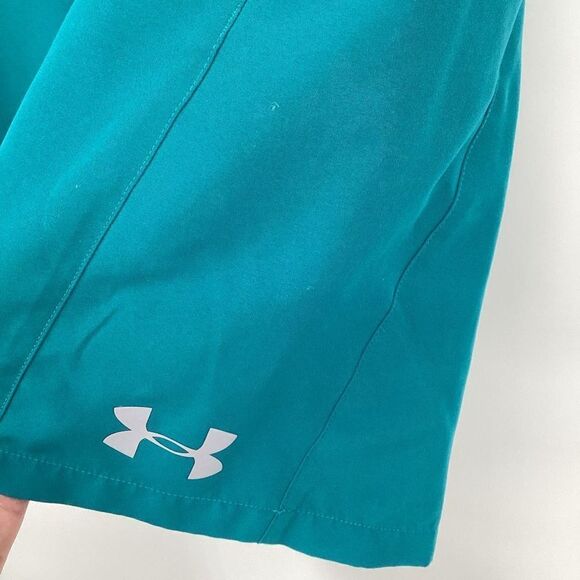 Mens Under Armour Unlined Board Shorts size 32 teal - Picture 3 of 8